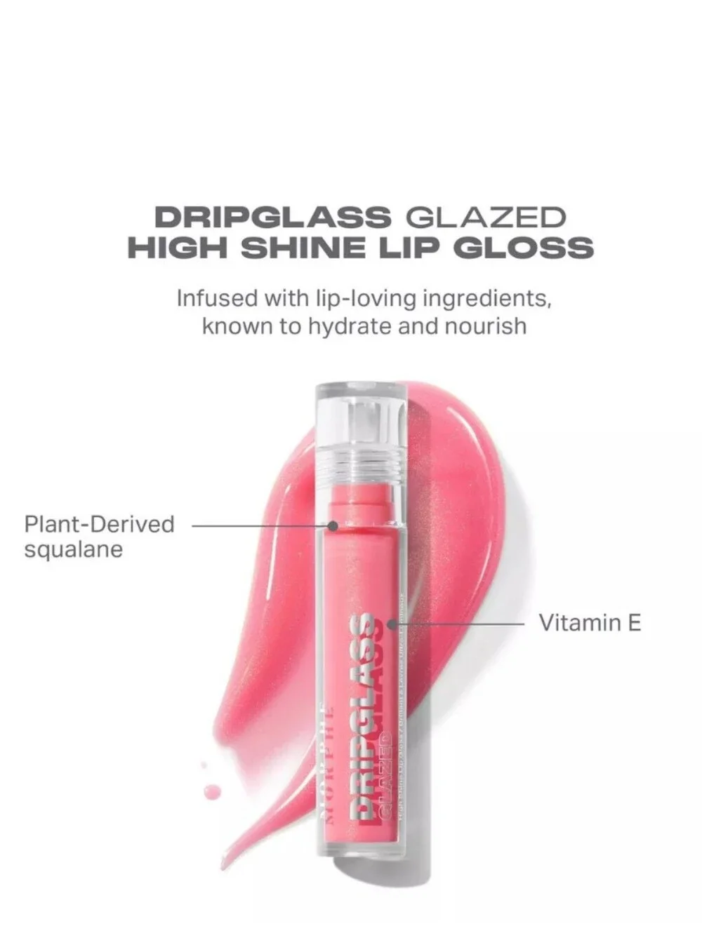 Morphe Dripglass Glazed Lip Gloss Shade: Opalescent Orchid 🆕